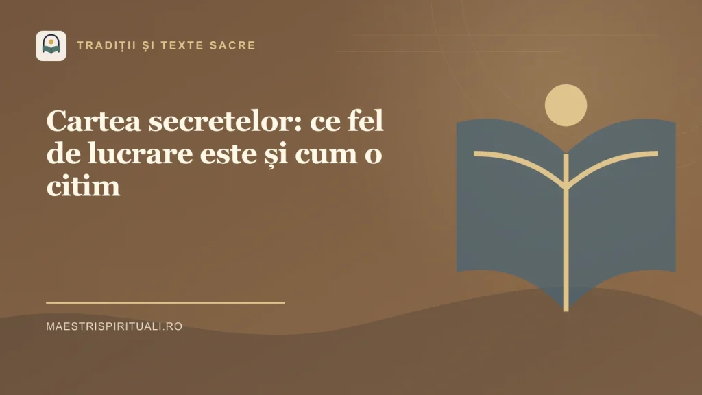 Cartea secretelor: ce fel de lucrare este și cum o citim