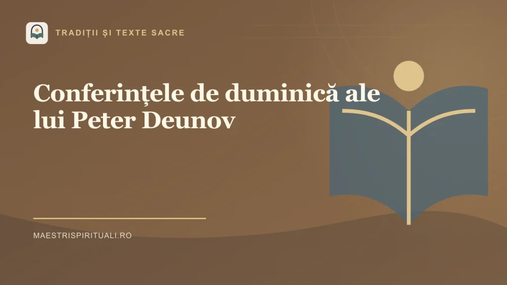 Conferințele de duminică ale lui Peter Deunov