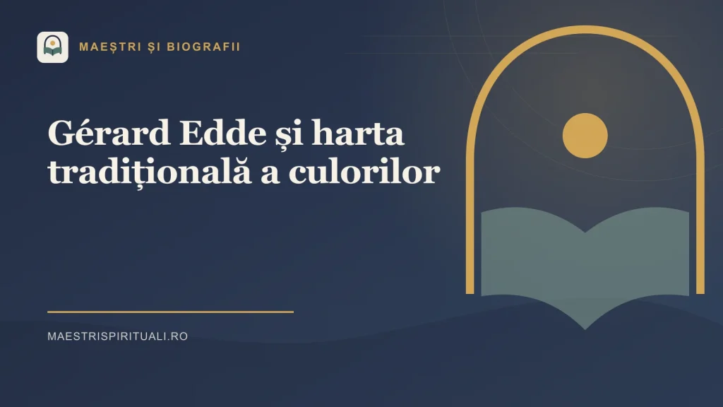 Gérard Edde și harta tradițională a culorilor