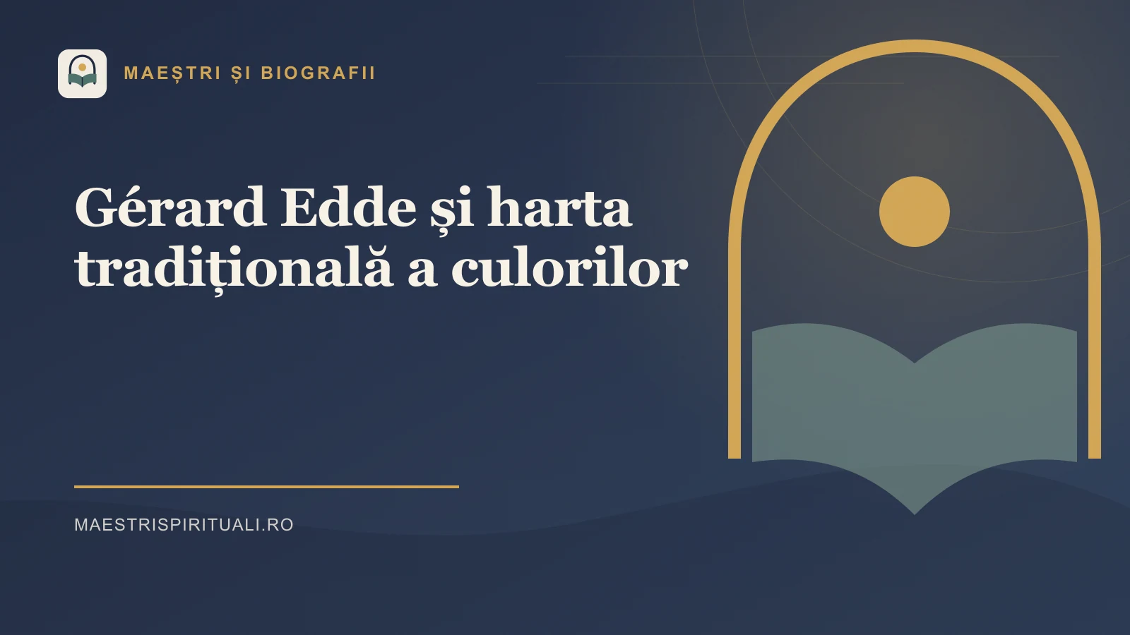 Gérard Edde și harta tradițională a culorilor