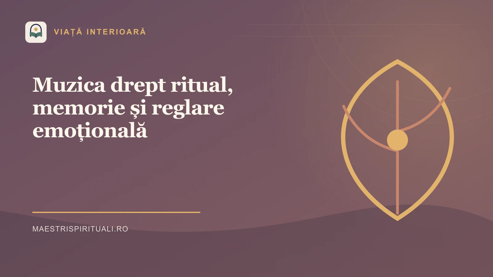 Muzica drept ritual, memorie și reglare emoțională