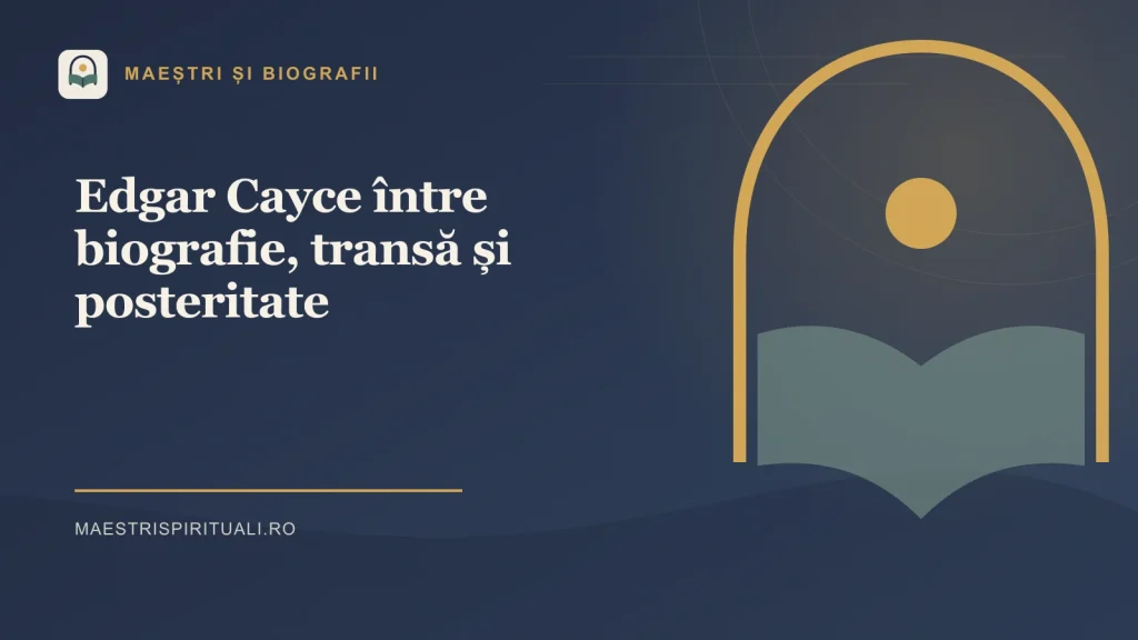 Edgar Cayce între biografie, transă și posteritate